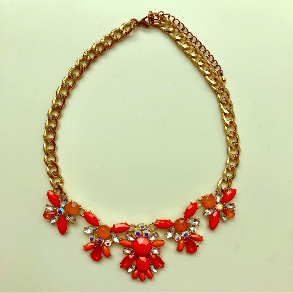 Coral Statement Necklace